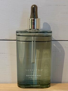 Sand + Fog Eucalyptus Mint Diffuser Oil Jumbo 3.38oz Multi Use Home Fragrance